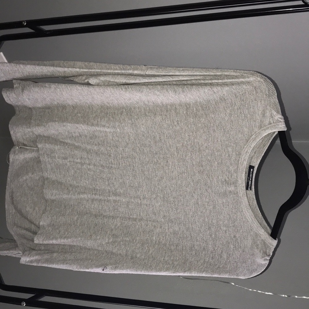grey long sleeve